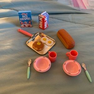 Vintage TYCO kitchen littles 1996 Breakfast lot $40